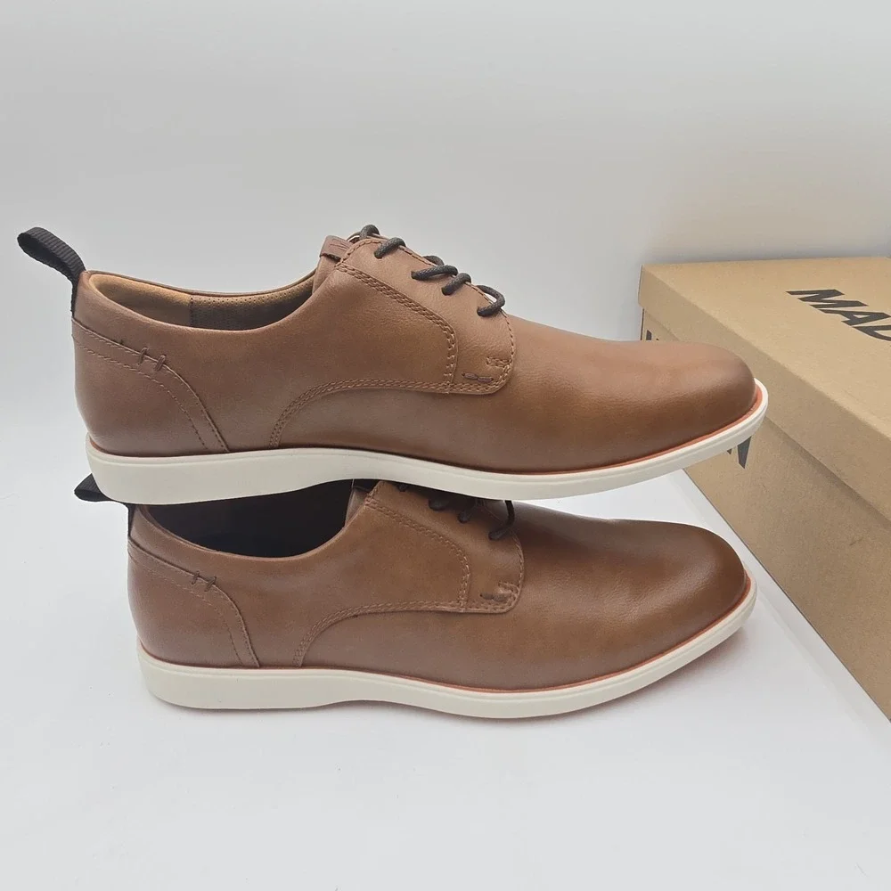 Steve Madden‎ Men's Brown Tan Oxford Ortholite Career Business Formal Casual 9
